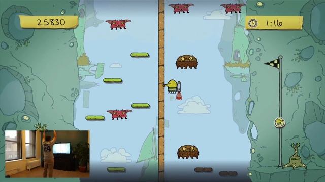 Doodle Jump Kinect -- Gameplay Trailer смотреть онлайн