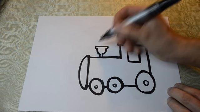 Рисуем Паровозик!) смотреть онлайн