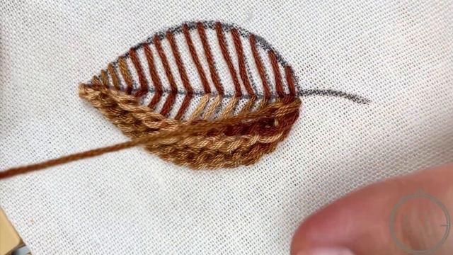 unique leaf hand embroidery design/embroidery for beginners смотреть онлайн