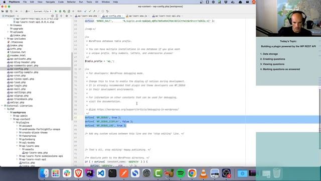 WordPress Development Live Stream - building an AMA plugin (part 1) смотреть онлайн