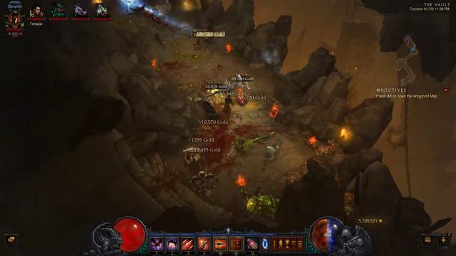 Diablo 3 RoS Goblin Vault Greed Boss T6 смотреть онлайн