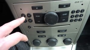 How to Enable or Disable Auto Store Radio Feature in Opel Astra H GTC (2004 -2014)