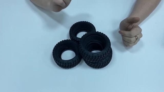 Клеим колеса на RC и делаем отверстия в шинах. Замена колес на 9EMU смотреть онлайн