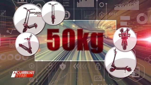 E-scooter rider filmed going almost 100km/h before crash | A Current Affair смотреть онлайн