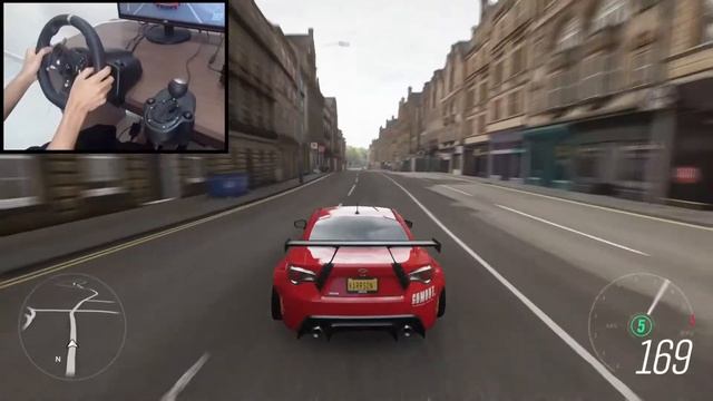 Ferrari Powered Toyota GT86 - Forza Horizon 4 | Logitech g920 gameplay смотреть онлайн