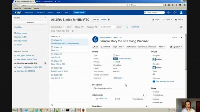 How to integrate JIRA with IBM Rational Team Concert (RTC) смотреть онлайн