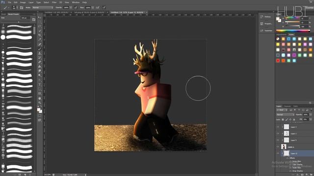 ROBLOX GFX Tutorial - Backgrounds and photomanipulation смотреть онлайн