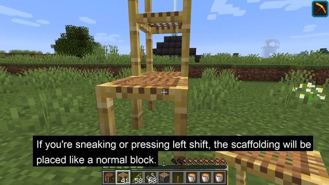 How To Use SCAFFOLDING In Minecraft смотреть онлайн