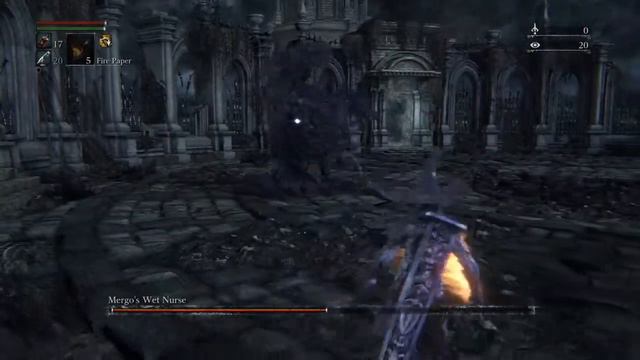 Bloodborne Boss Run Part 17 Mergos' Wet Nurse смотреть онлайн