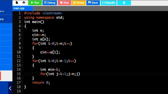 [Part 3.1 Program C++] Selection Sort di Pemrograman C++ | JAVA | PYTHON - Algoritma Sorting смотреть онлайн