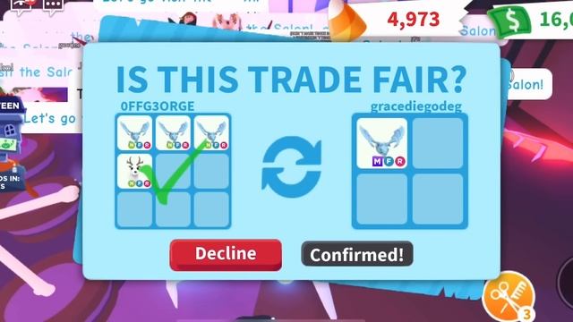 Trading In Roblox Adopt Me! Huge Win Trades! (Roblox Trading Proofs) смотреть онлайн