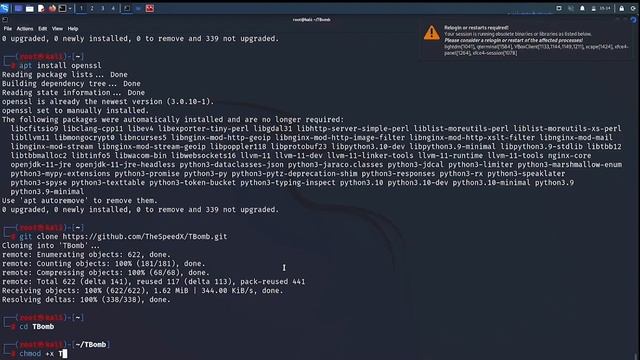 Bomber Attack in kali linux || sms attack || Call Bomber смотреть онлайн