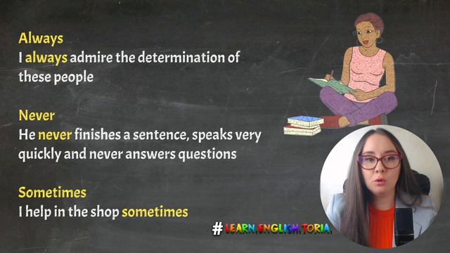 PRESENT SIMPLE TIME MARKERS | #english Lesson #learnenglishtoria смотреть онлайн