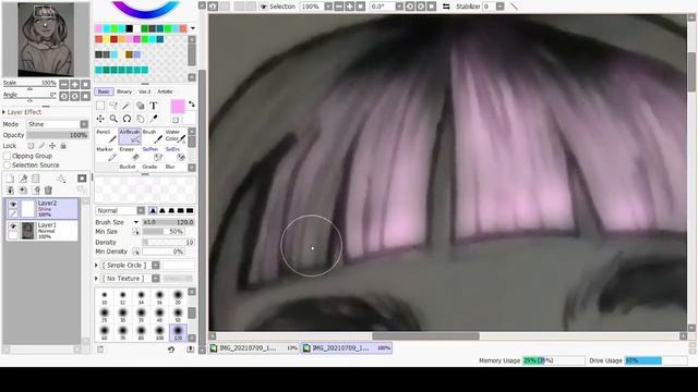 ¿Cómo hacer el EFECTO LUMINOSO en PC? -- Tutorial de Paint tool sai || GLOW ART TUTORIAL смотреть онлайн