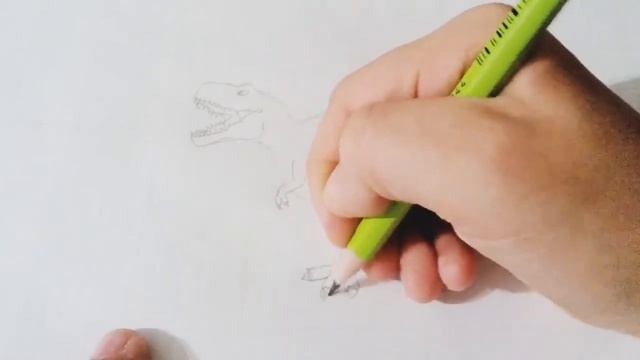 Как нарисовать тиранозавра смотреть онлайн