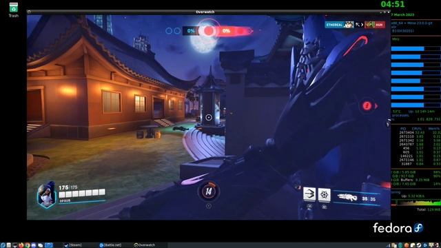 PS4 V9 JB | PS4Linux Fedora 35 + DXVK + Mesa 23.0.0-git | Overwatch 2 Online | Battle.net смотреть онлайн