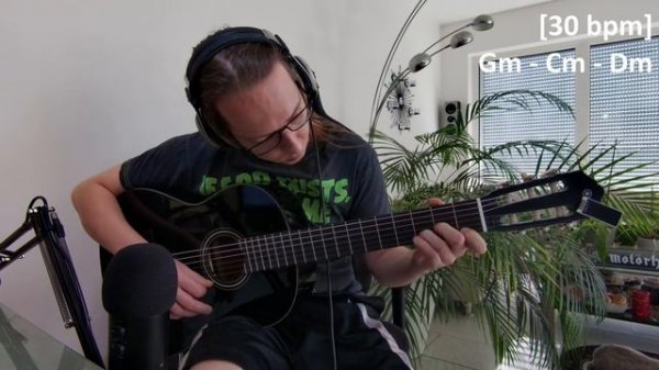 MoKK's Guitar Progress - Day 77 (3-Chord-Progression Minor)