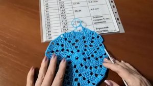 БЕРЕТ летний по спирали крючком. Берет для начинающих.