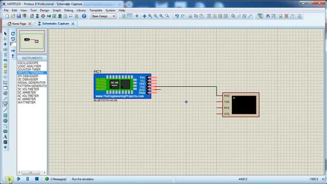 HC-05 Bluetooth Module simulation with Android App in Proteus смотреть онлайн