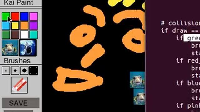 Basic Paint Program with Pygame смотреть онлайн