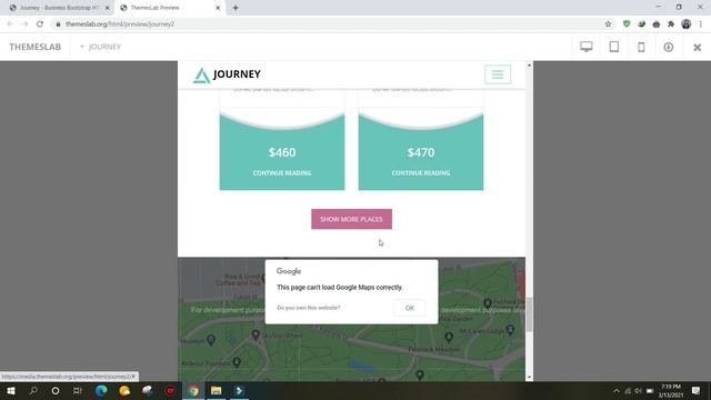 Journey: Business Bootstrap HTML Template смотреть онлайн