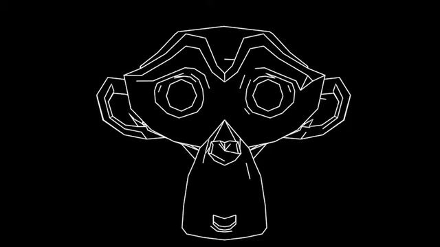 Blender Feestyle Suzanne - Smile Shape Key Animation смотреть онлайн