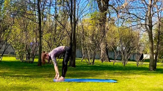 Комплекс Сурья- Намаскар( подробный разбор для новичков). Suriya Namaskar for beginners! смотреть онлайн