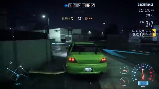 Need For Speed 2016 (GHOST) - Mitsubishi Lancer Evolution VII смотреть онлайн