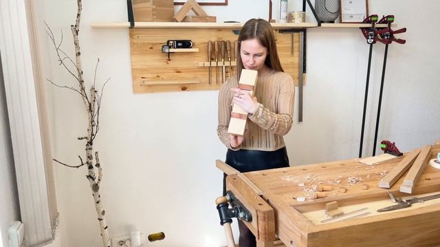 DIY Столярка: подставка под кашпо на ласточкин хвост. | Tiunova Irina смотреть онлайн