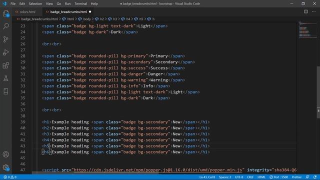 17-Bootstrap 5 Dersleri-Badges ve Breadcrumbs смотреть онлайн