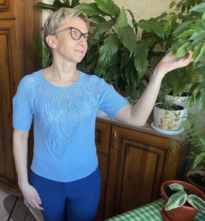 кофточка ЛИСТЬЯ