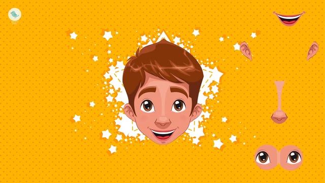 Finding face parts game | Crying baby learning face parts | Kids game смотреть онлайн