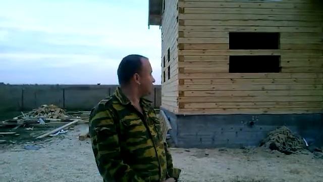 Видео-отзыв о строительстве дома из бруса 7,5x9, по проекту ДБ6, Тульская обл. смотреть онлайн