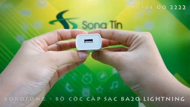 BOROFONE - Bộ Cóc Cáp Sạc BA20 - Cổng Lightning 2.1A (US) смотреть онлайн