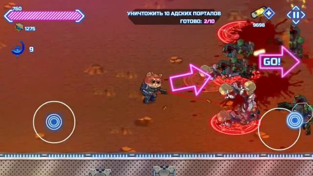 Продолжение пути боевого кота! - Armored Kitten: Zombie Hunter смотреть онлайн