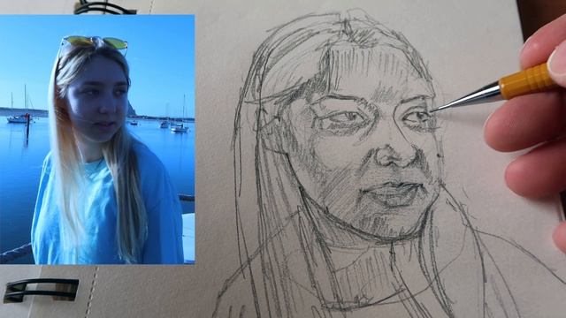 Рисуем лицо подростка.