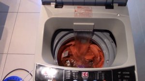 Chigo 3.8 KG mini washer - Programme 2 (easy cares) with warm water (750 RPM)