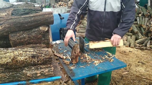 Реечный Дровокол своими руками. смотреть онлайн