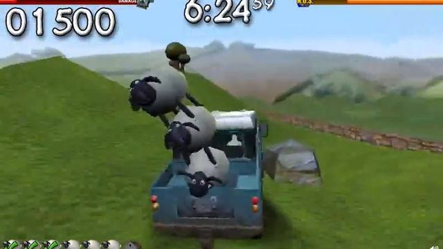 Shaun The Sheep Lamb Rover 4X4 (Shockwave) English No Commentary Full Playthrough #2