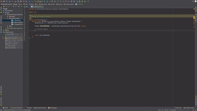 Android: Setup RenderScript Support Library & How to Blur Images смотреть онлайн