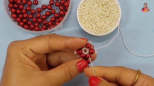 EASY PEARL RAKHI TUTORIAL/ Handmade Rakhi Making At Home/Perl Rakhi Ideas /DIY/Beads Rakhi 2022 смотреть онлайн