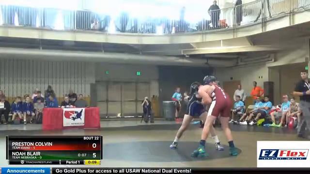 Mat 12 165 Preston Colvin Idaho Vs Noah Blair Nebraska смотреть онлайн