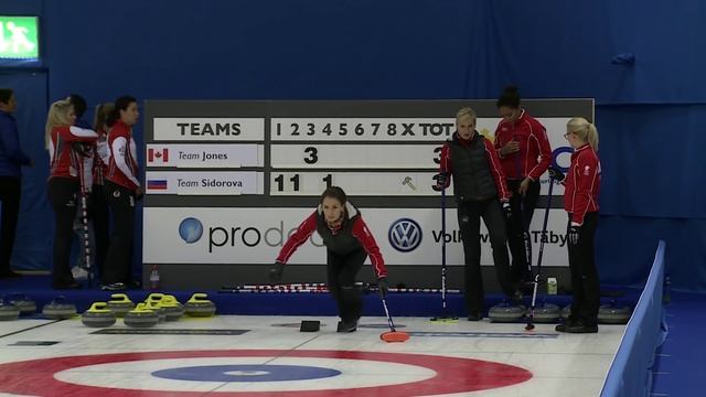 Curling 2015 CCT Stockholm Ladies Curling Cup ¦ Round Robin ¦ Jones (Can) - Sidorova (Rus) смотреть онлайн
