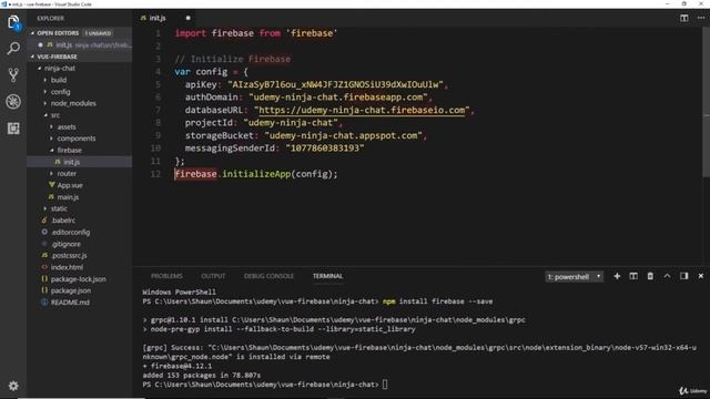 Project Real-Time Chat App in vue.js 3 Firestore Setup смотреть онлайн