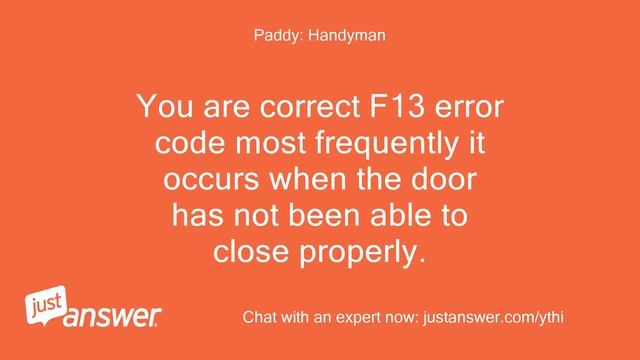 Boss my Hisense front loader is showing a F13 error code( смотреть онлайн