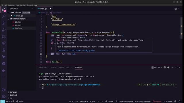 Websocket com Go - Parte 01/06 смотреть онлайн