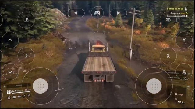 SnowRunner в GeForce Now на телефоне. Часть 26. Смитвиллская дамба, Мичиган. смотреть онлайн