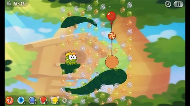Cut the Rope 2 - Level 14 (3 stars, 26 fruits, 1 star) смотреть онлайн