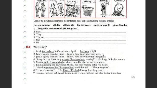 'Present perfect/present perfect continuous' com 'since/for'. Part 2. смотреть онлайн