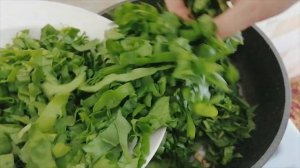 Макароны со шпинатом в сливочном соусе